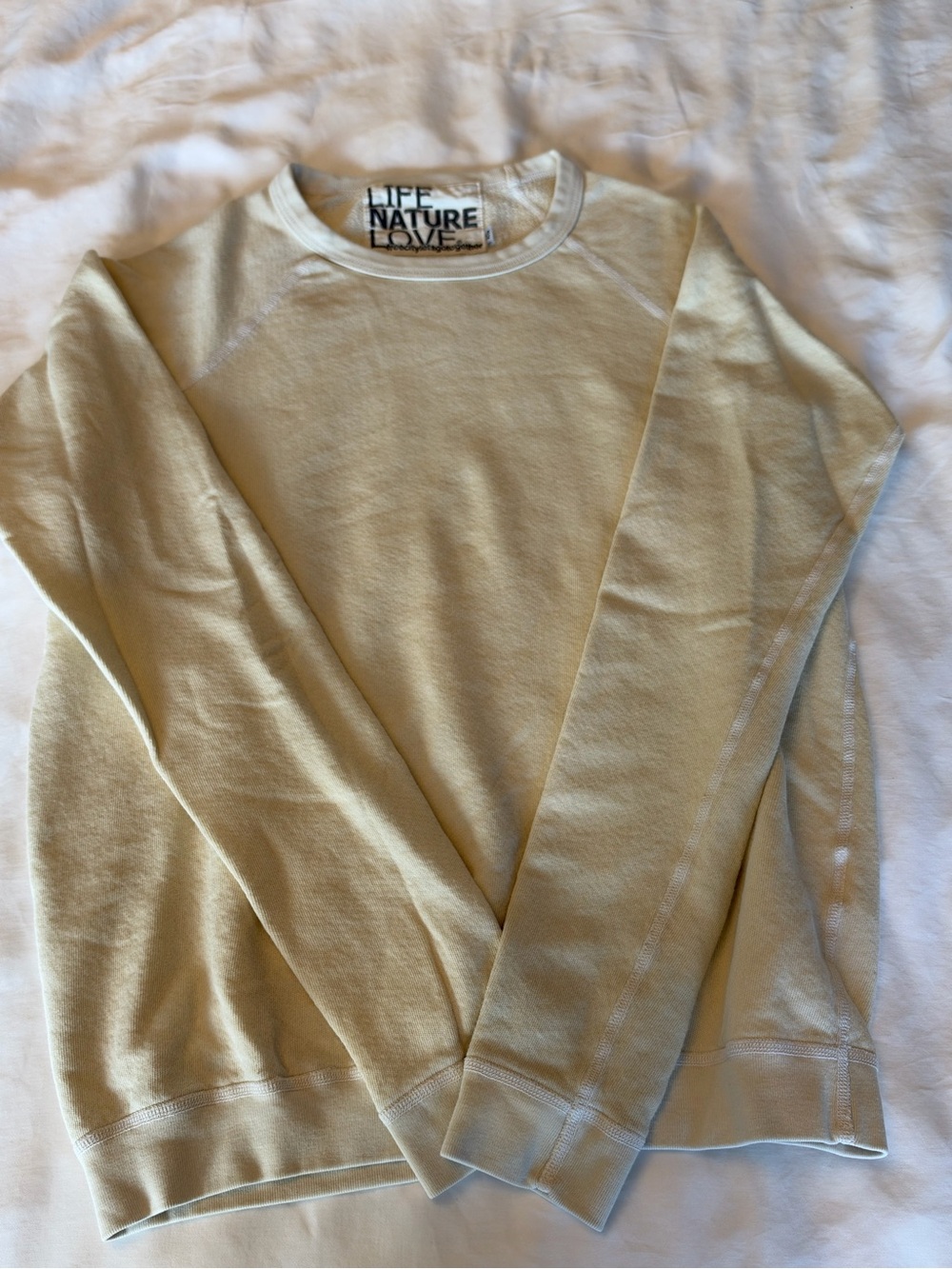 freecity Cream Crewneck Pullover
